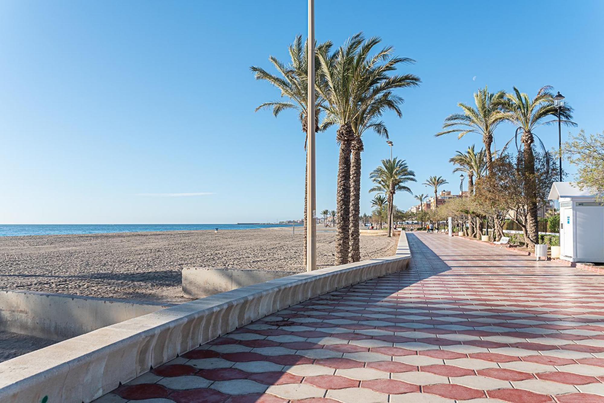 Hogar Digital Playa Y Piscina En Urbanizacion Roquetas De Mar 아파트 외부 사진