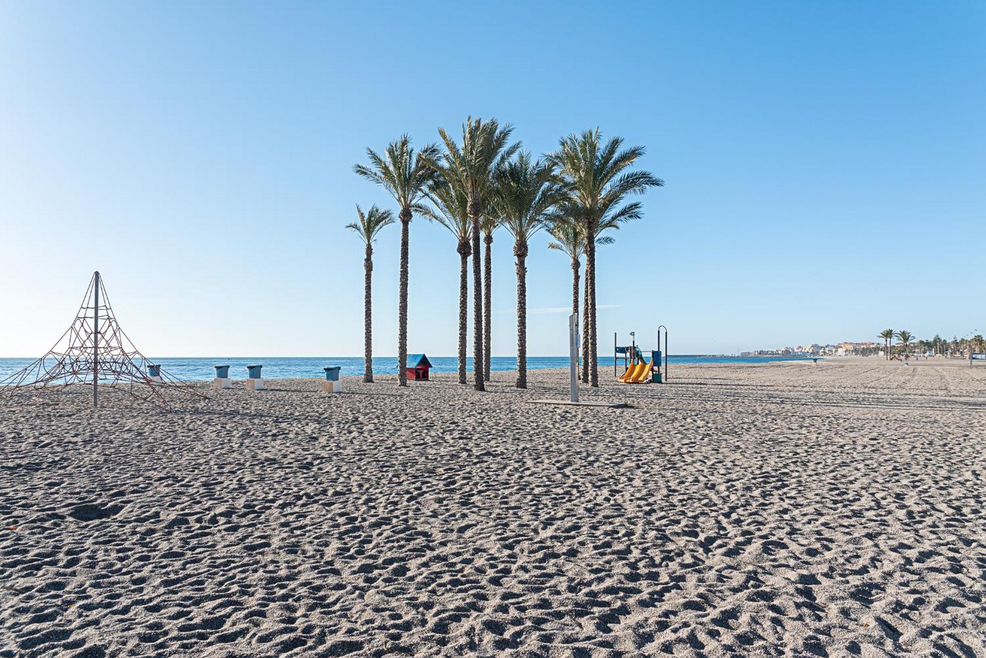 Hogar Digital Playa Y Piscina En Urbanizacion Roquetas De Mar 아파트 외부 사진