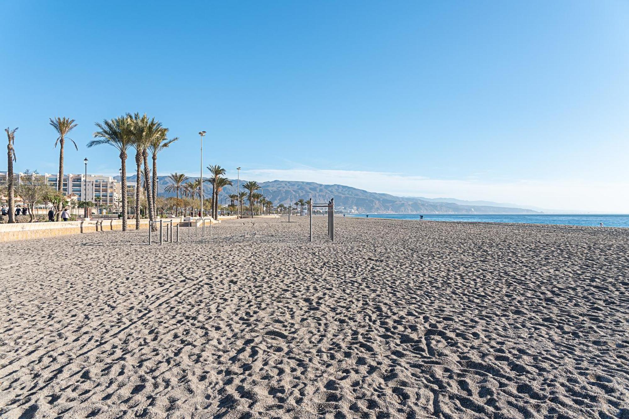 Hogar Digital Playa Y Piscina En Urbanizacion Roquetas De Mar 아파트 외부 사진